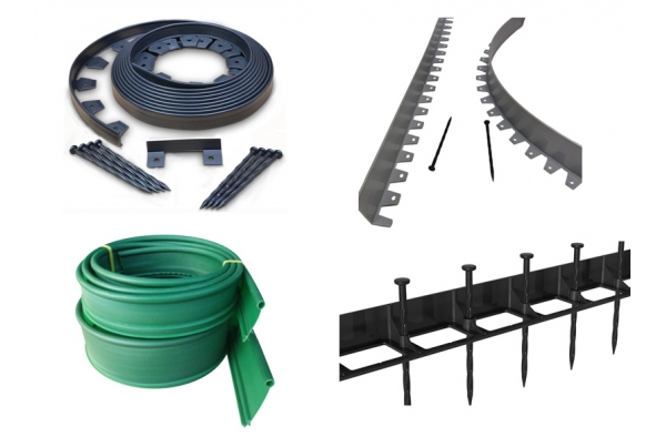 塑料草石隔离带