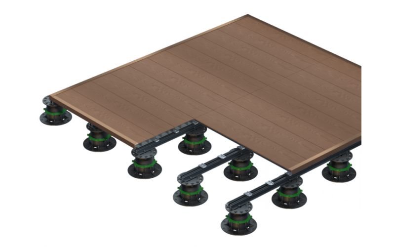 铝合金地板+支撑器